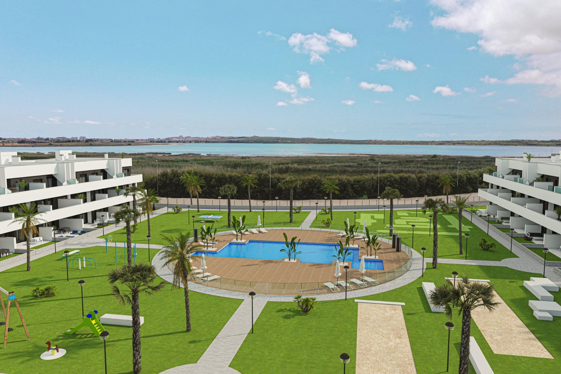 Neubau-Ferienwohnungen mit Lagunenblick in El Raso Guardamar del Segura