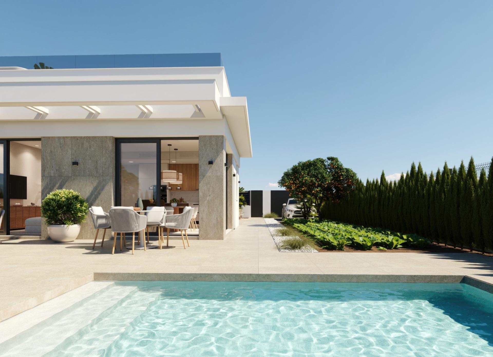 Новые виллы в Hacienda del Álamo Golf Resort, Мурсия