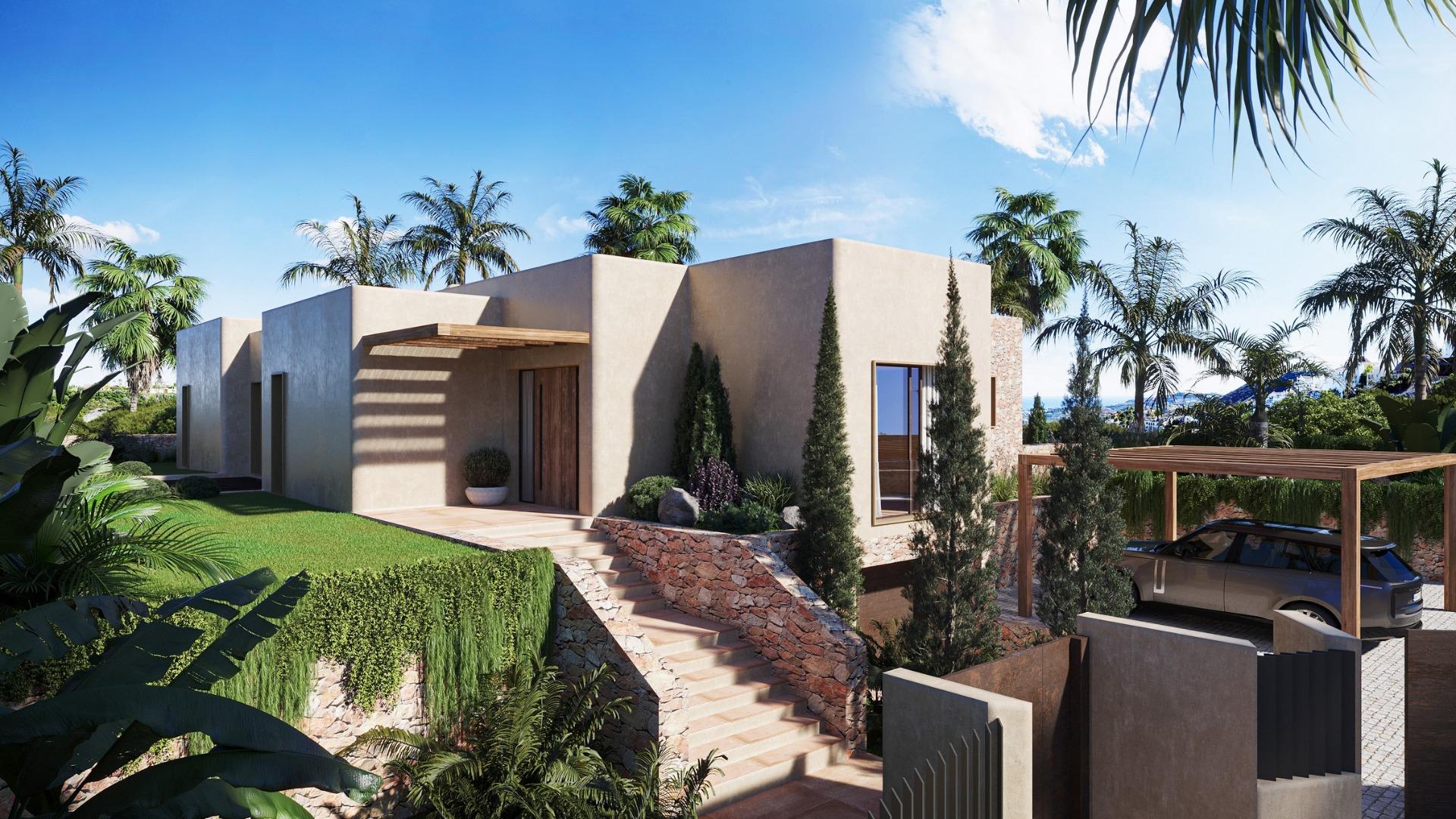 Nieuwbouwwoning in Ibiza-stijl met luxe voorzieningen in Javea
