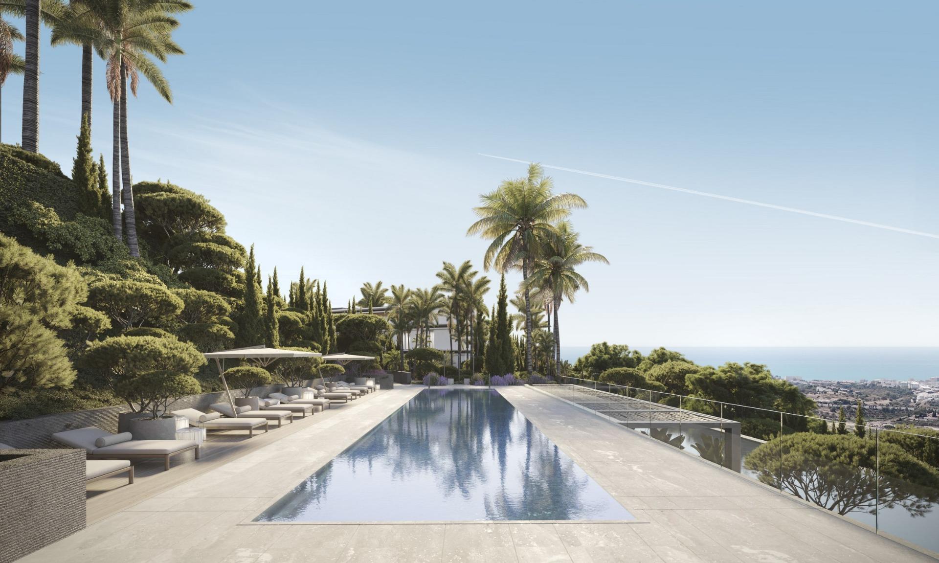 Reședințe noi de lux cu vedere panoramică la mare în Buenavista, Mijas – Costa del Sol
