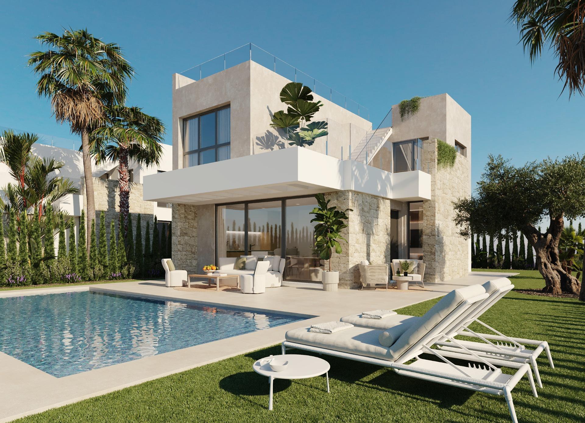 Moderne Neubau-Villen mit Meerblick in Finestrat, Alicante