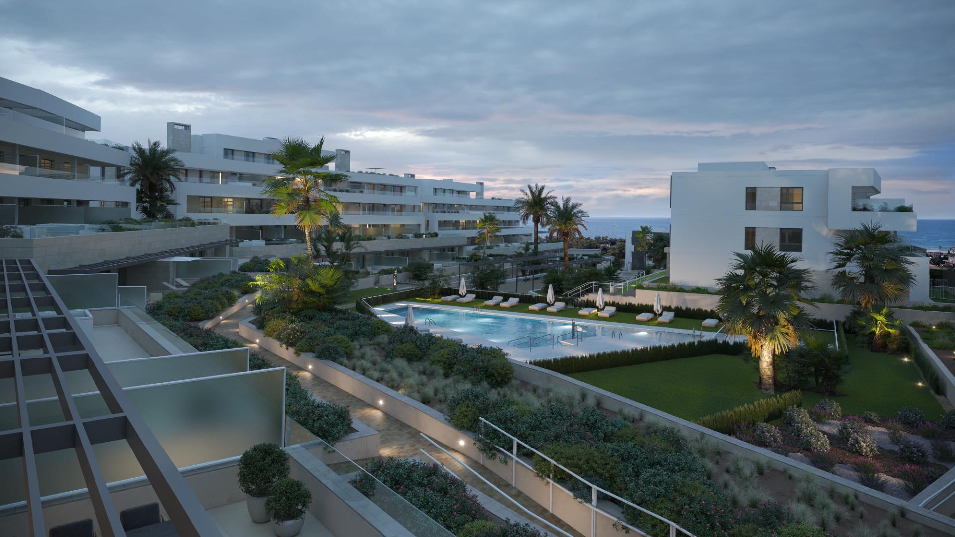 Luxuriöse Apartments mit Meerblick in Estepona – nur 400 Meter vom Strand entfernt