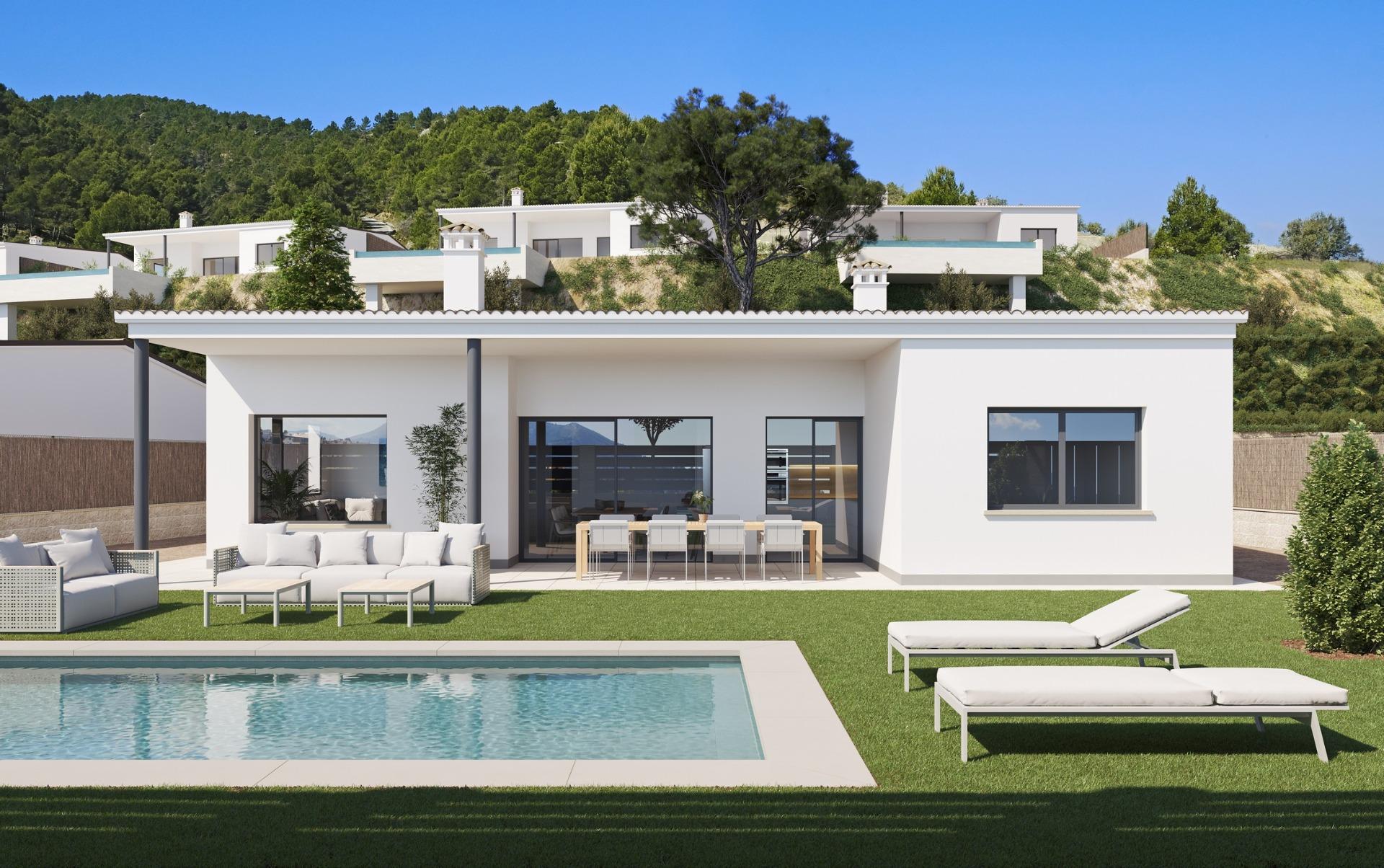 Neubau-Villen in Penáguila – Ruhe und Natur im Herzen der Sierra de Aitana, Alicante