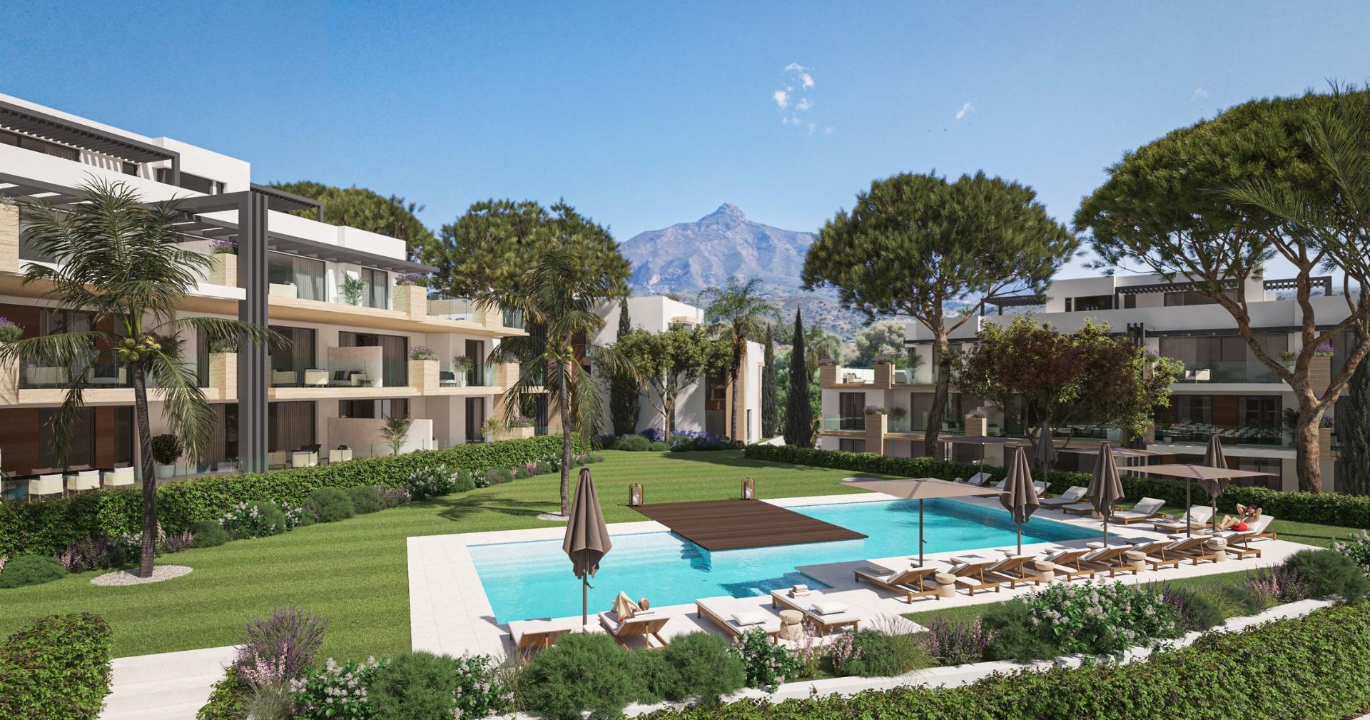 Nueva urbanización exclusiva en Aloha Golf, Nueva Andalucía, Marbella