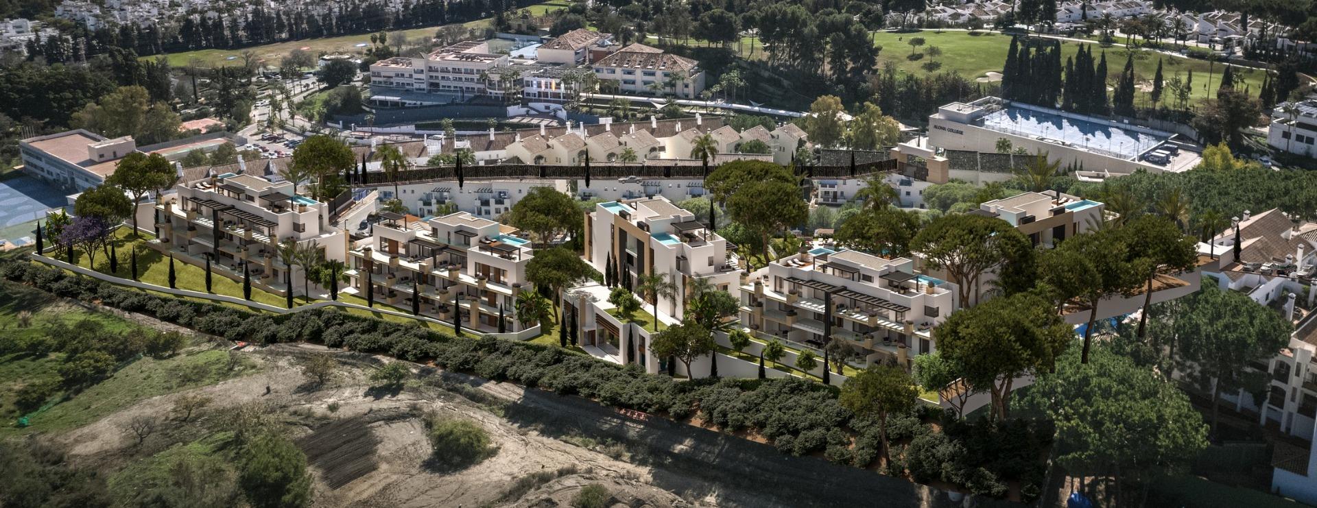 Nueva urbanización exclusiva en Aloha Golf, Nueva Andalucía, Marbella