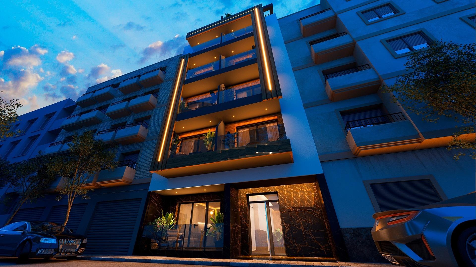 Appartements modernes à 250 m de la plage d'El Cura à Torrevieja