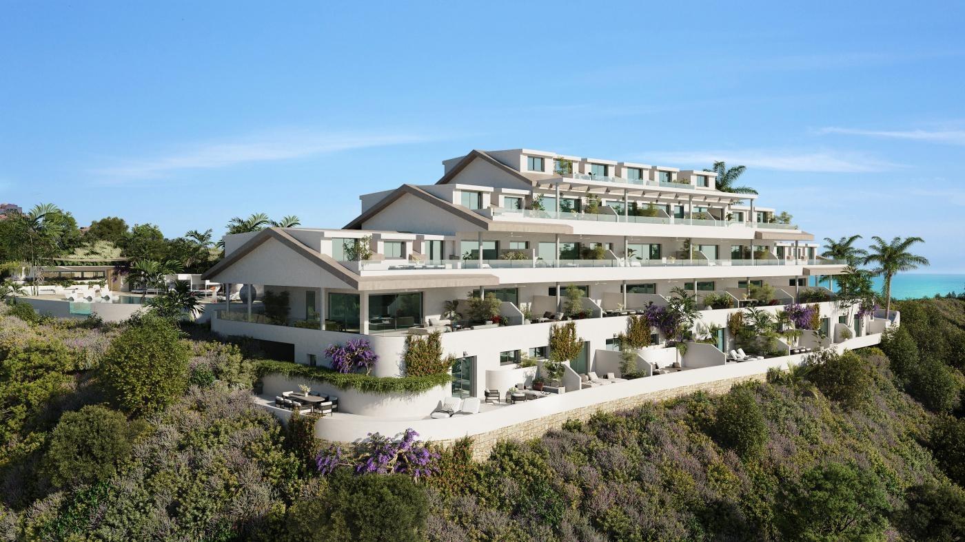 Ekskluzywne apartamenty butikowe z widokiem na morze w Torrequebrada, Benalmádena