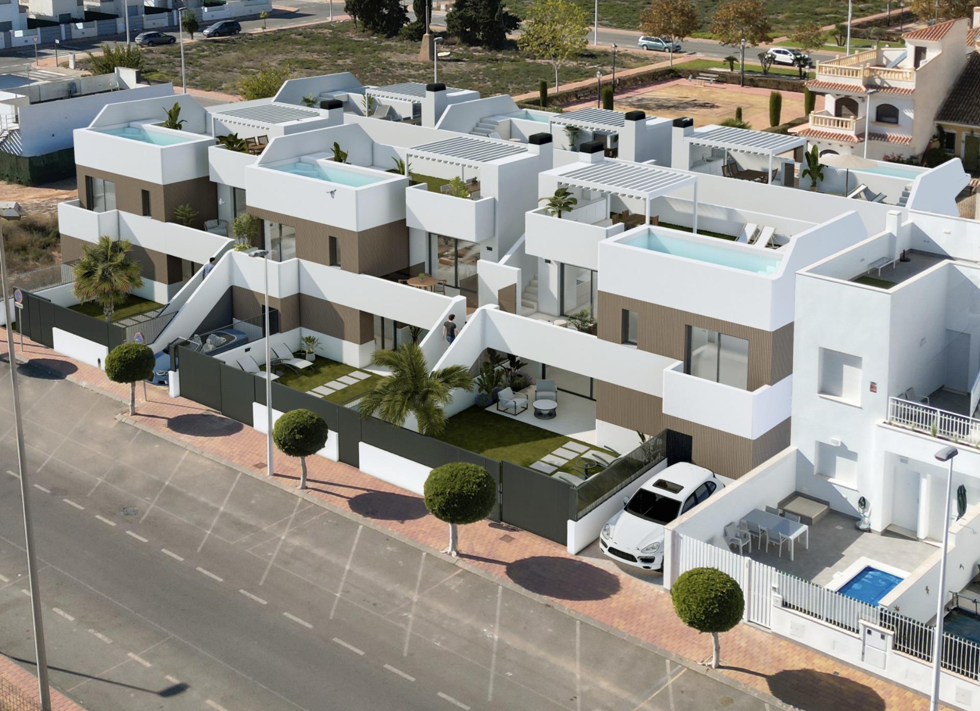 Nieuwbouwwoningen met privézwembad in San Pedro del Pinatar