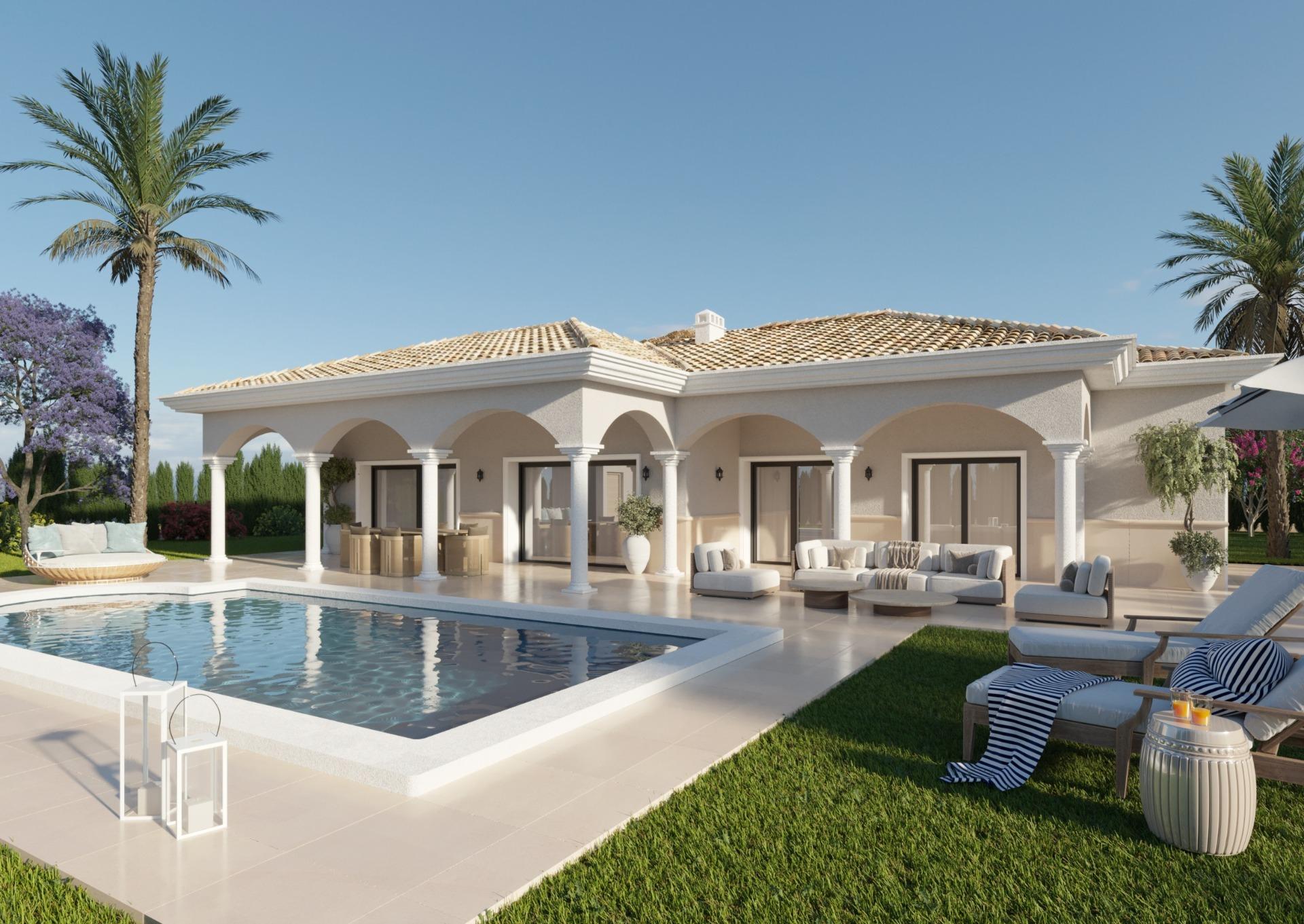 Neubau-Villen auf großen rustikalen Grundstücken in Pinoso, Alicante