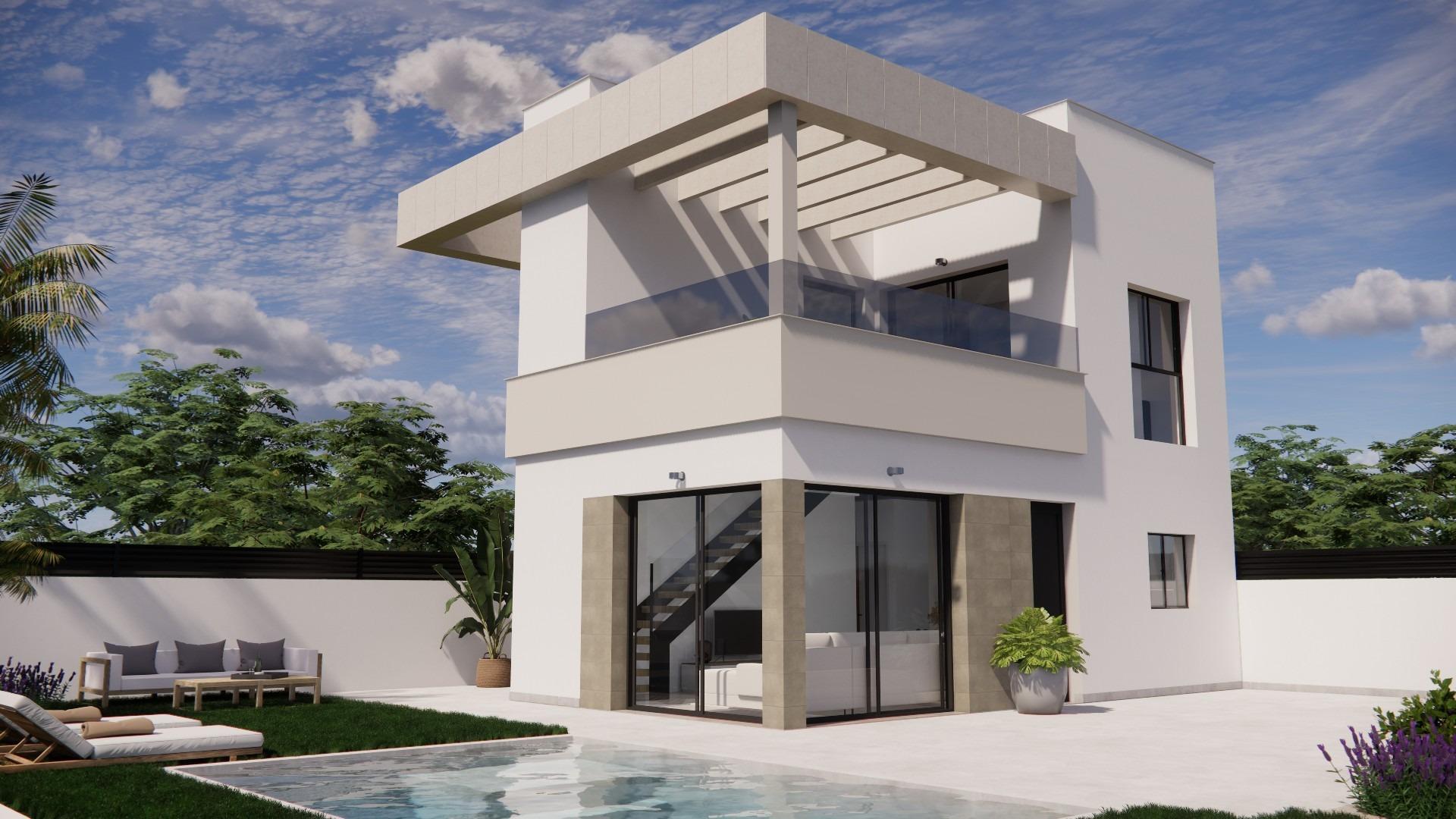 Vile moderne cu piscină privată în Vistabella Golf Resort, Orihuela
