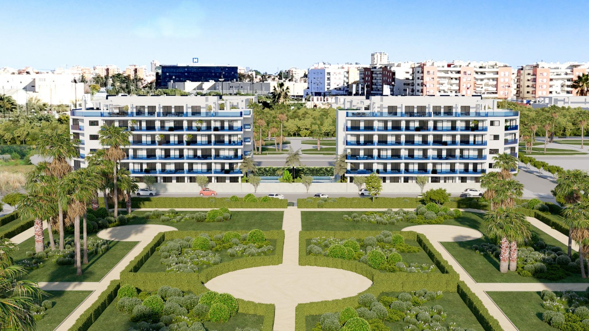 Moderne appartementen met één slaapkamer in Mijas Costa