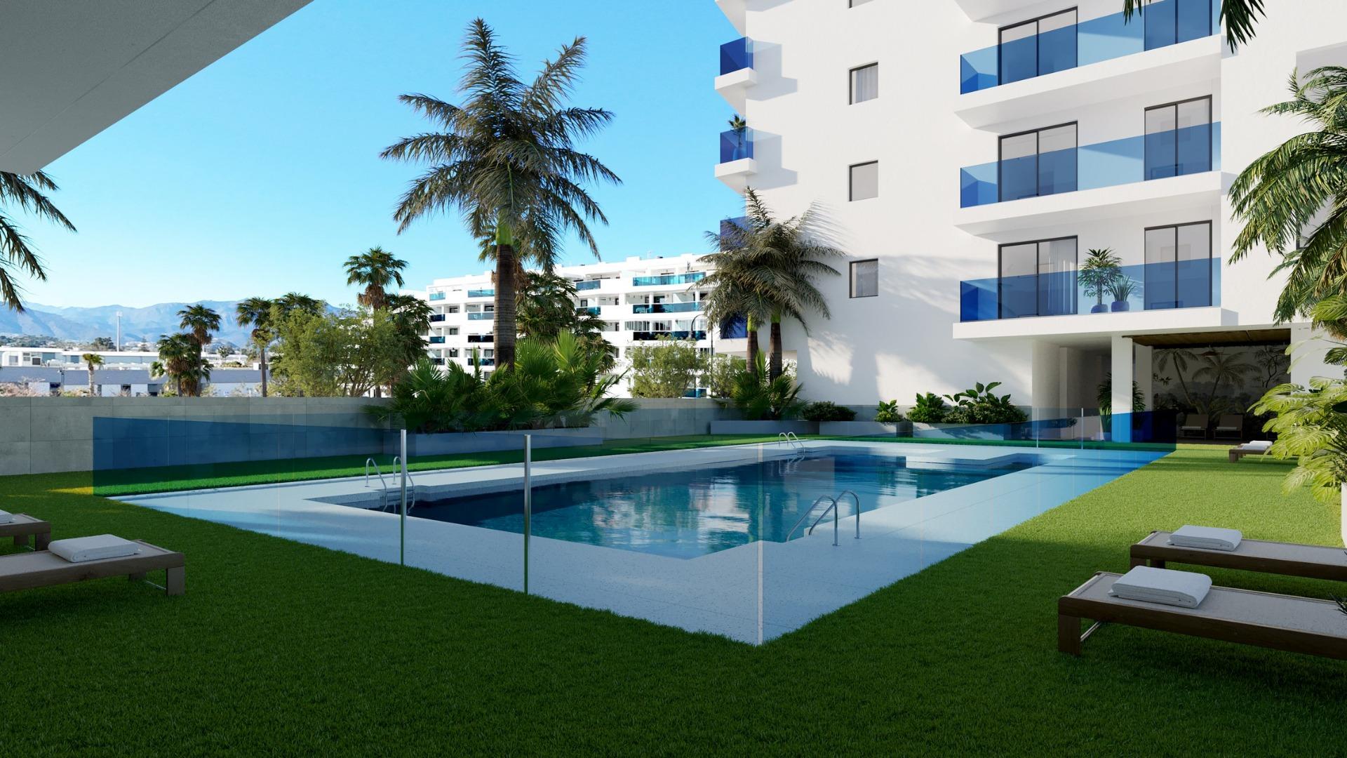 Moderne appartementen met één slaapkamer in Mijas Costa