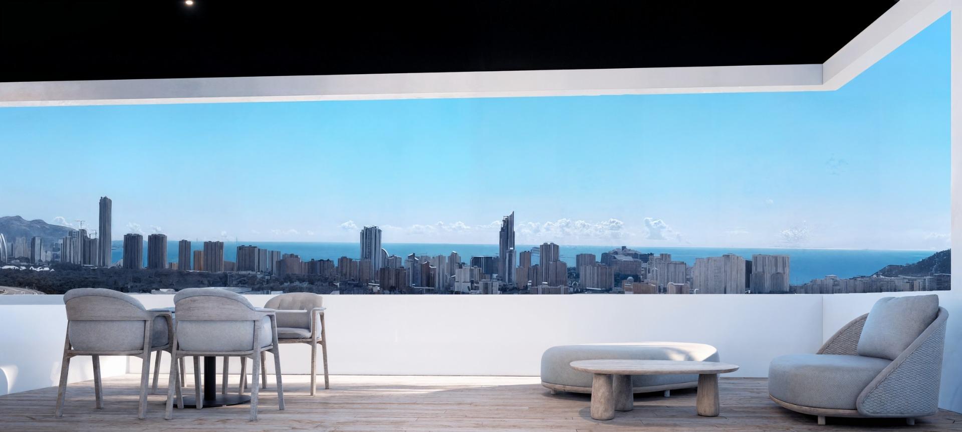 Exklusive Neubauwohnungen mit Meerblick in Finestrat, Alicante