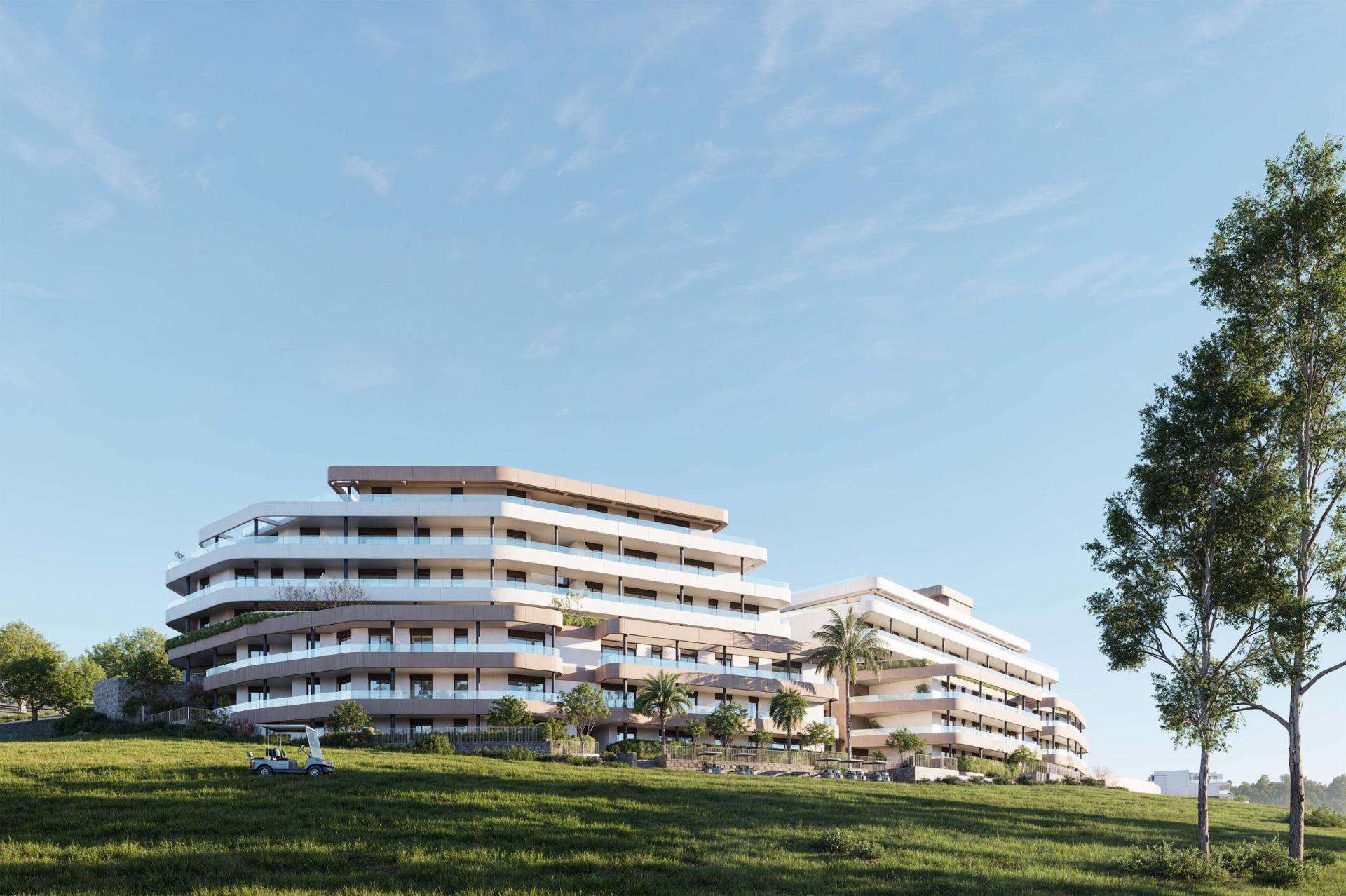Modernos apartamentos de nueva construcción en Estepona Golf, Málaga