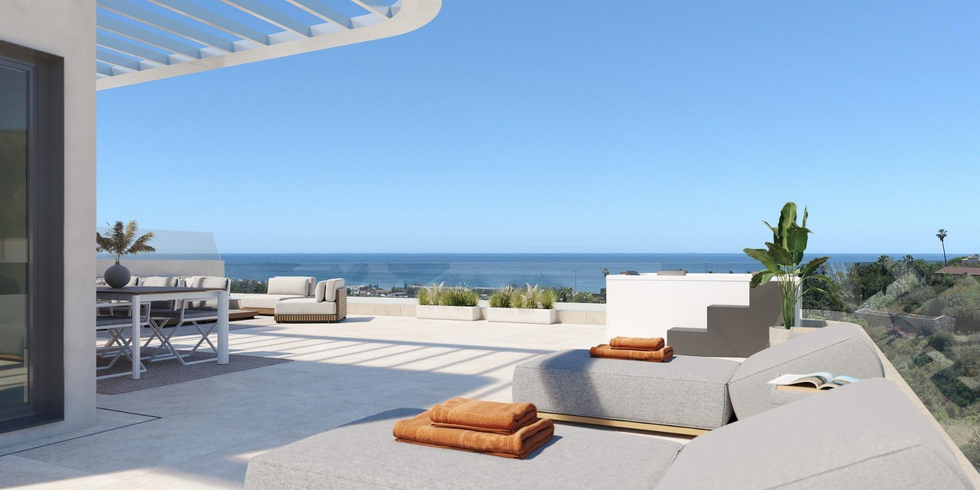 Appartements neufs avec vue sur la mer à Selwo, Estepona