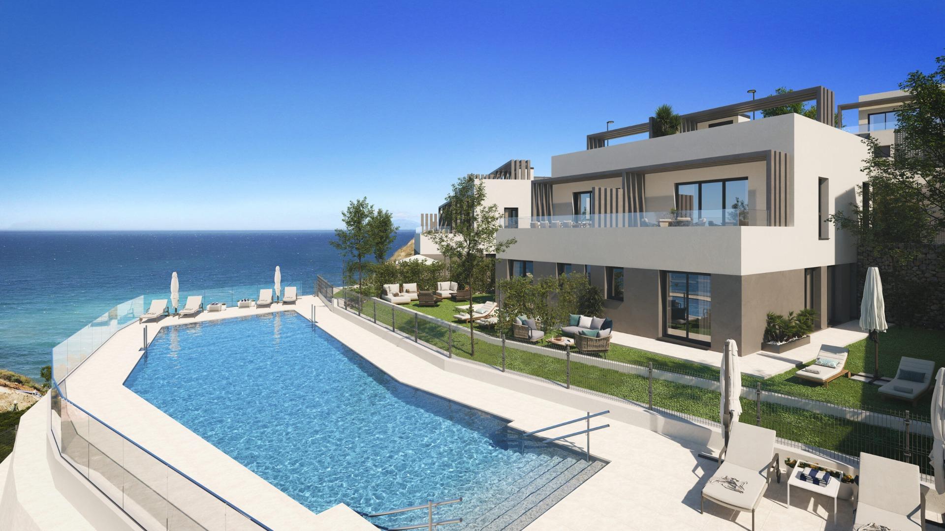 Maisons neuves avec vue sur la mer à Castillo de Lagos, Costa del Sol Oriental