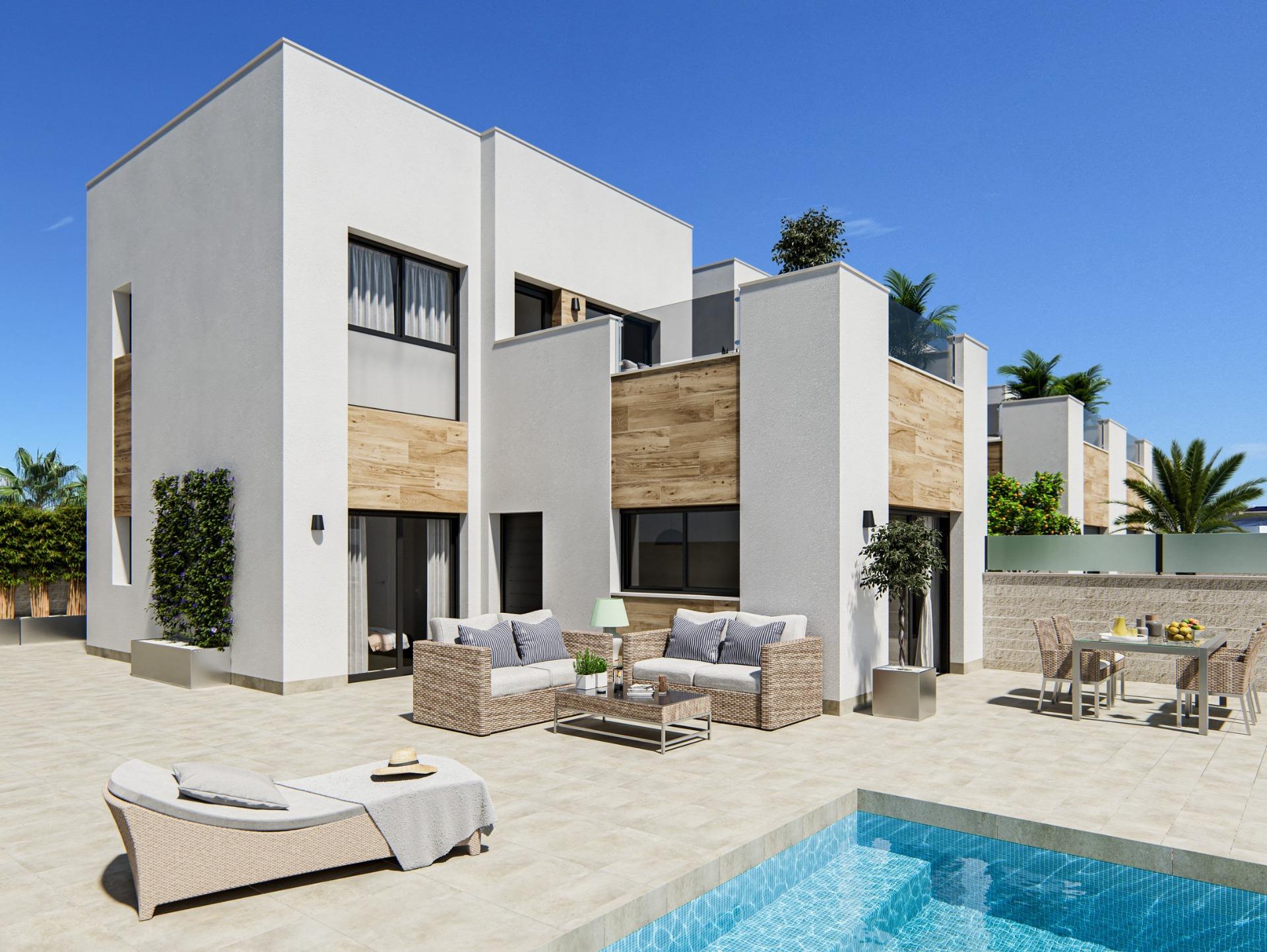 Nieuwbouwwoningen met privézwembad in Oasis de la Marina, Costa Blanca