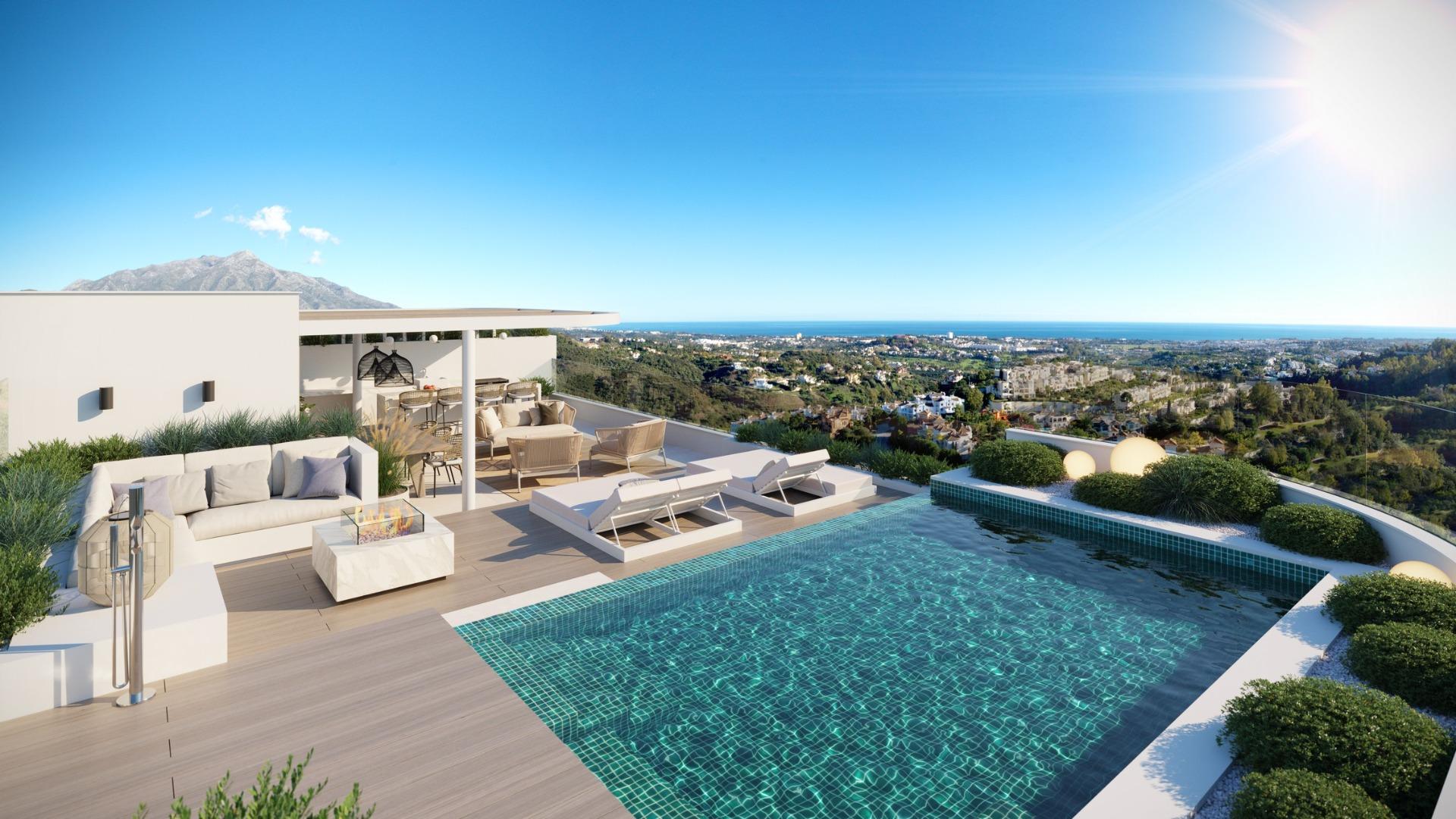 Luxe wonen in de heuvels van Marbella-Benahavís: Een exclusieve woongemeenschap