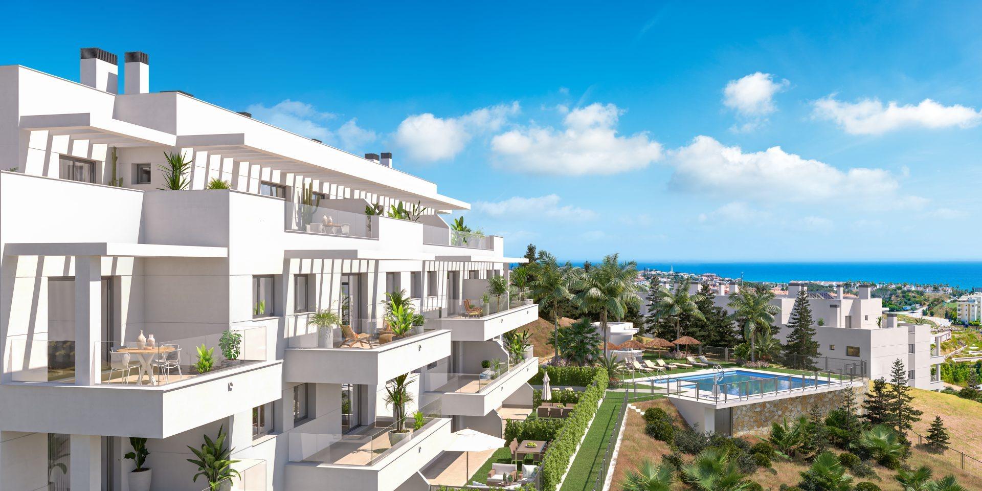 Nieuwbouw wooncomplex in El Chaparral, Mijas