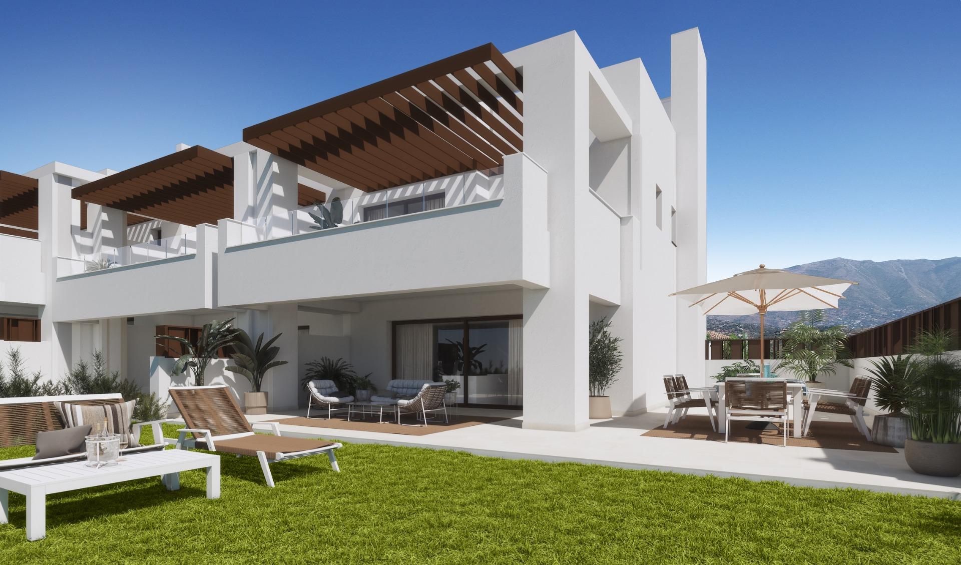 Adosados nuevos en venta en La Cala Golf Resort, Mijas, Costa del Sol