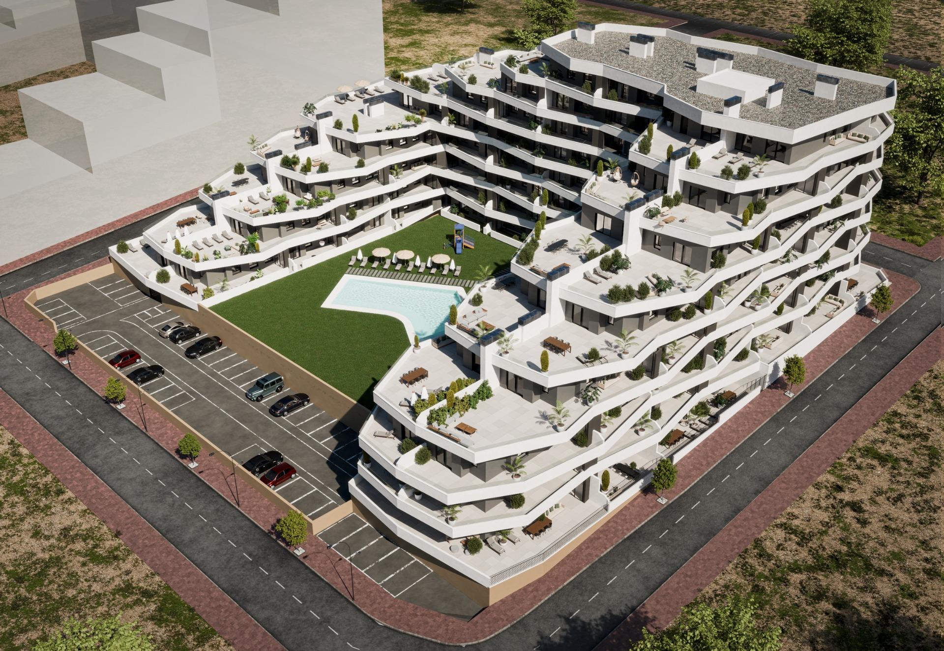 Ontdek het moderne leven in de nieuwe woonwijk in San Miguel de Salinas