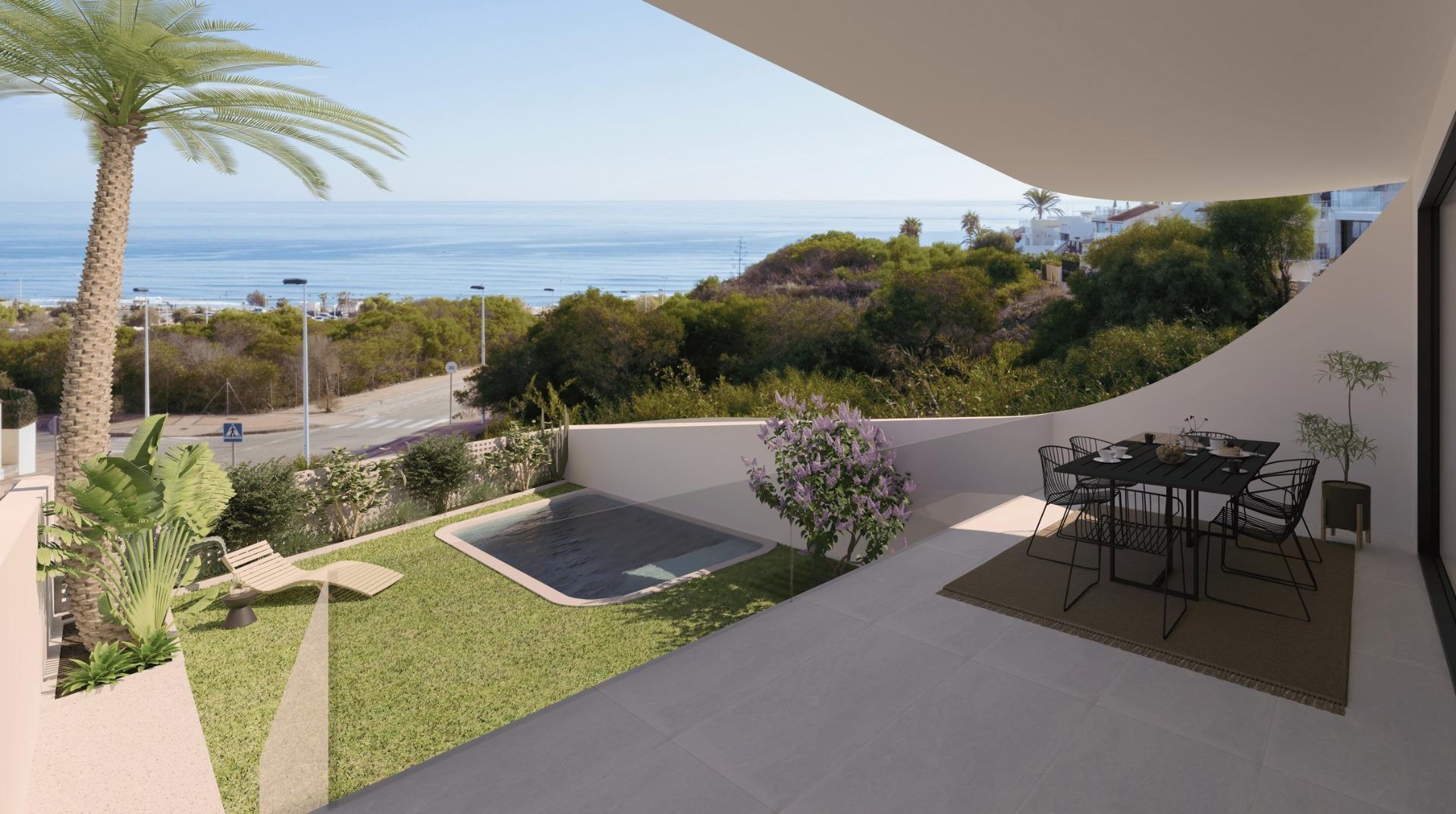 Nieuwbouw Bungalows met Uitzicht op Zee in La Mata, Torrevieja