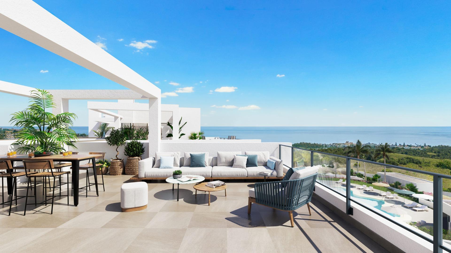 COMPLEJO RESIDENCIAL DE OBRA NUEVA CERCA DE ESTEPONA GOLF