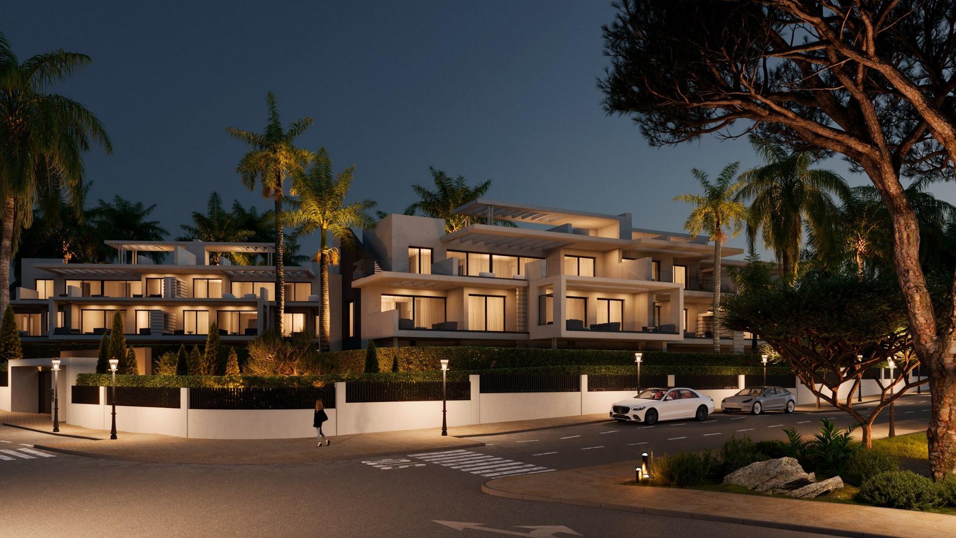 Moderno Residencial en Estepona: Amplios apartamentos con soleadas terrazas