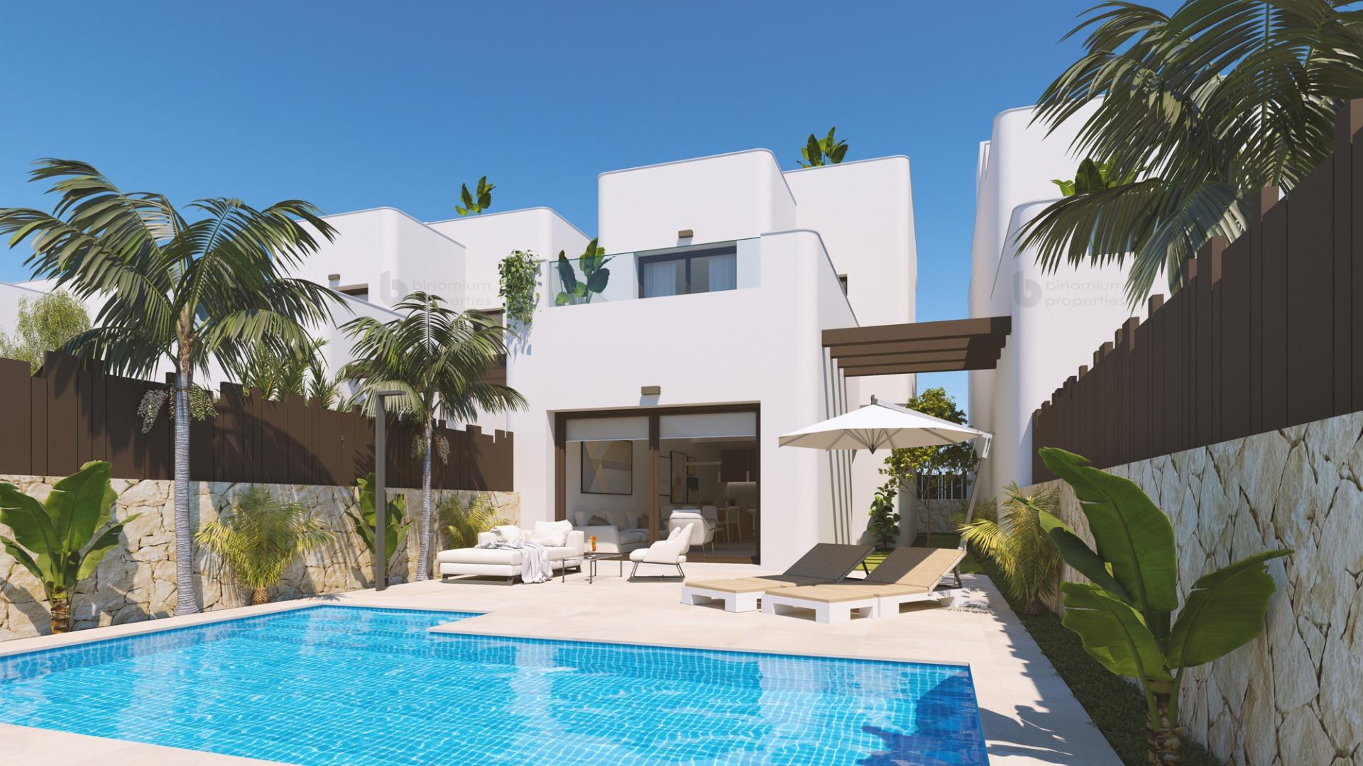 VILLAS DE OBRA NUEVA EN MIL PALMERAS