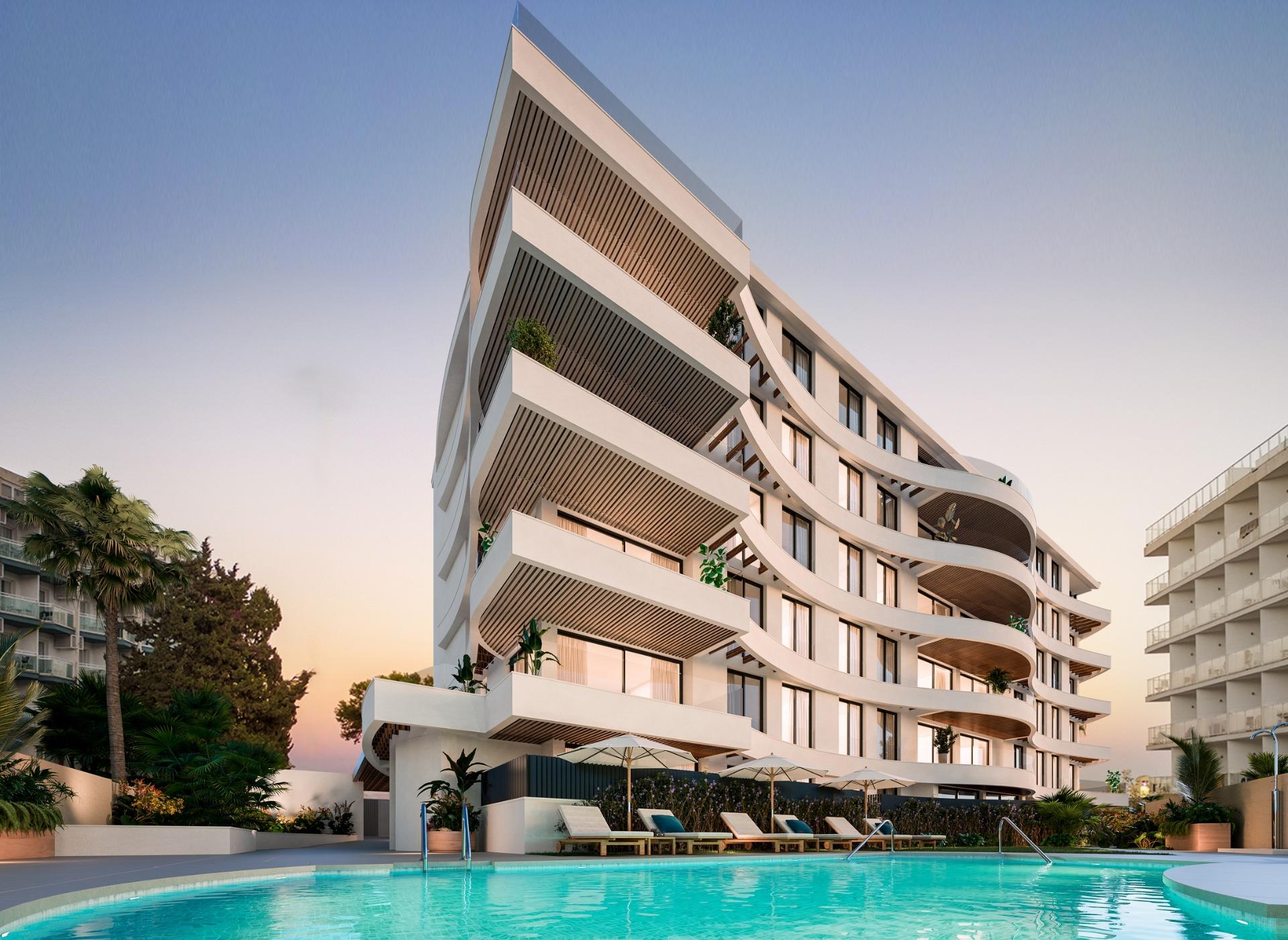 COMPLEJO RESIDENCIAL DE OBRA NUEVA CON VISTAS AL MAR EN BENALMADENA