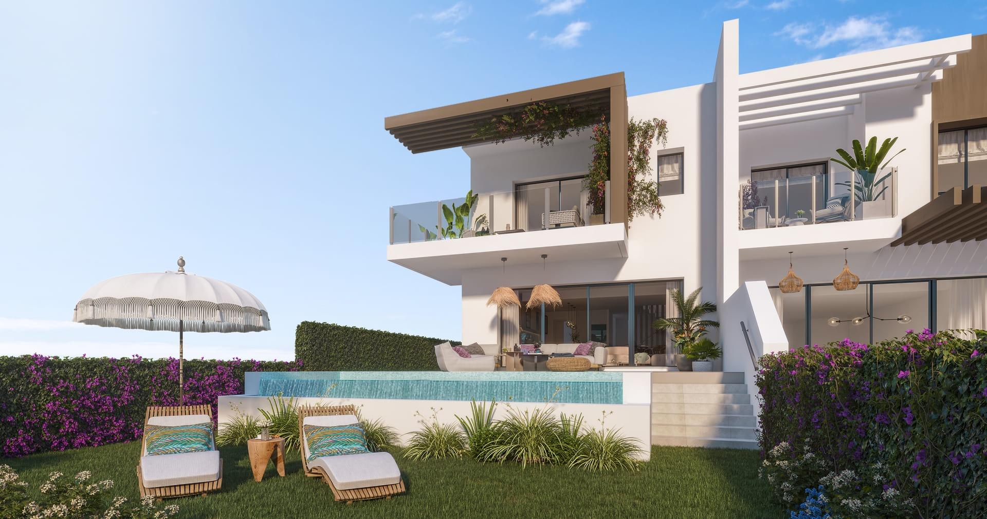 Las Lagunas de Mijas 全新建造联排别墅
