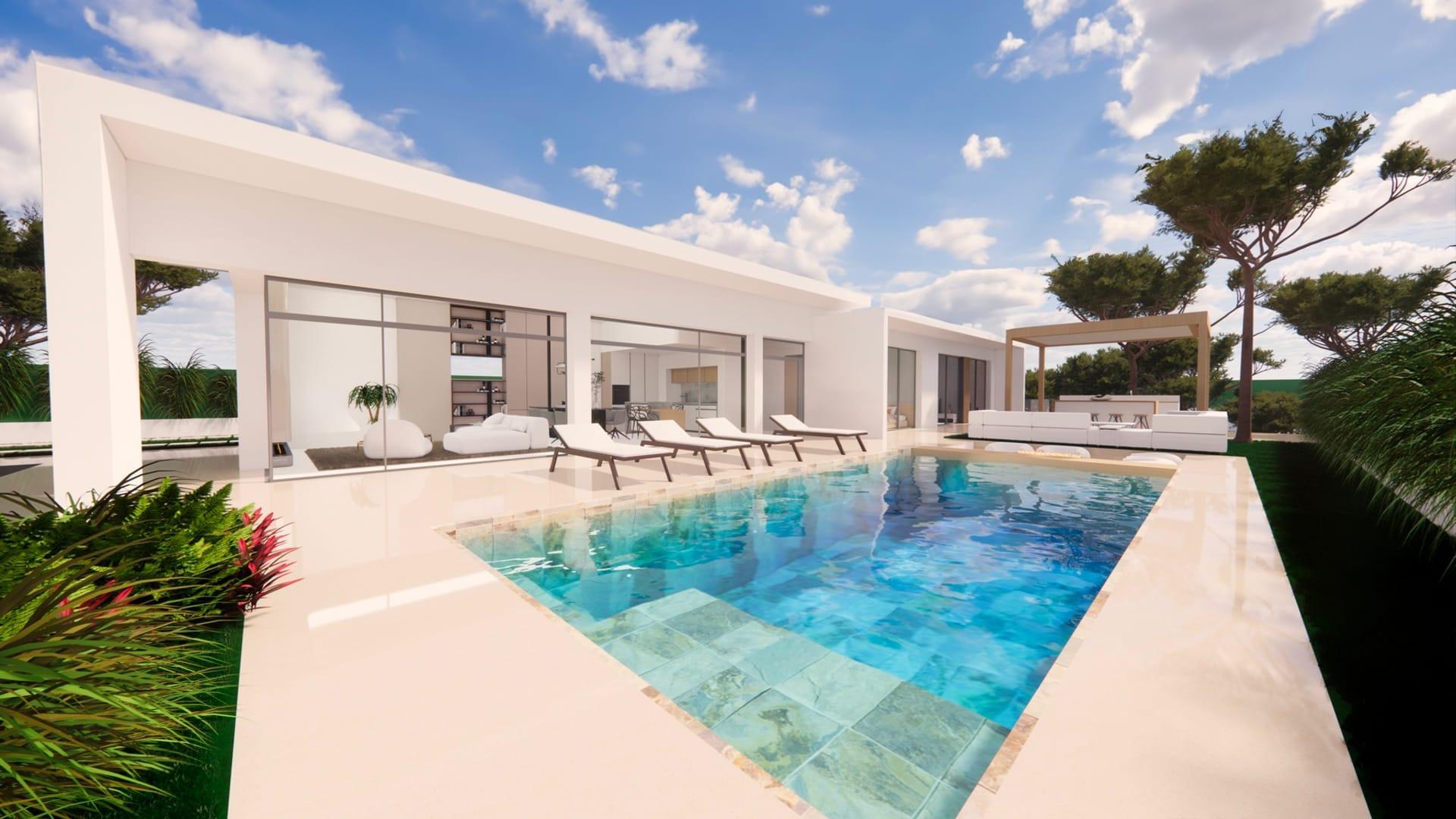 VILLAS DE OBRA NUEVA EN PINAR DE CAMPOVERDE