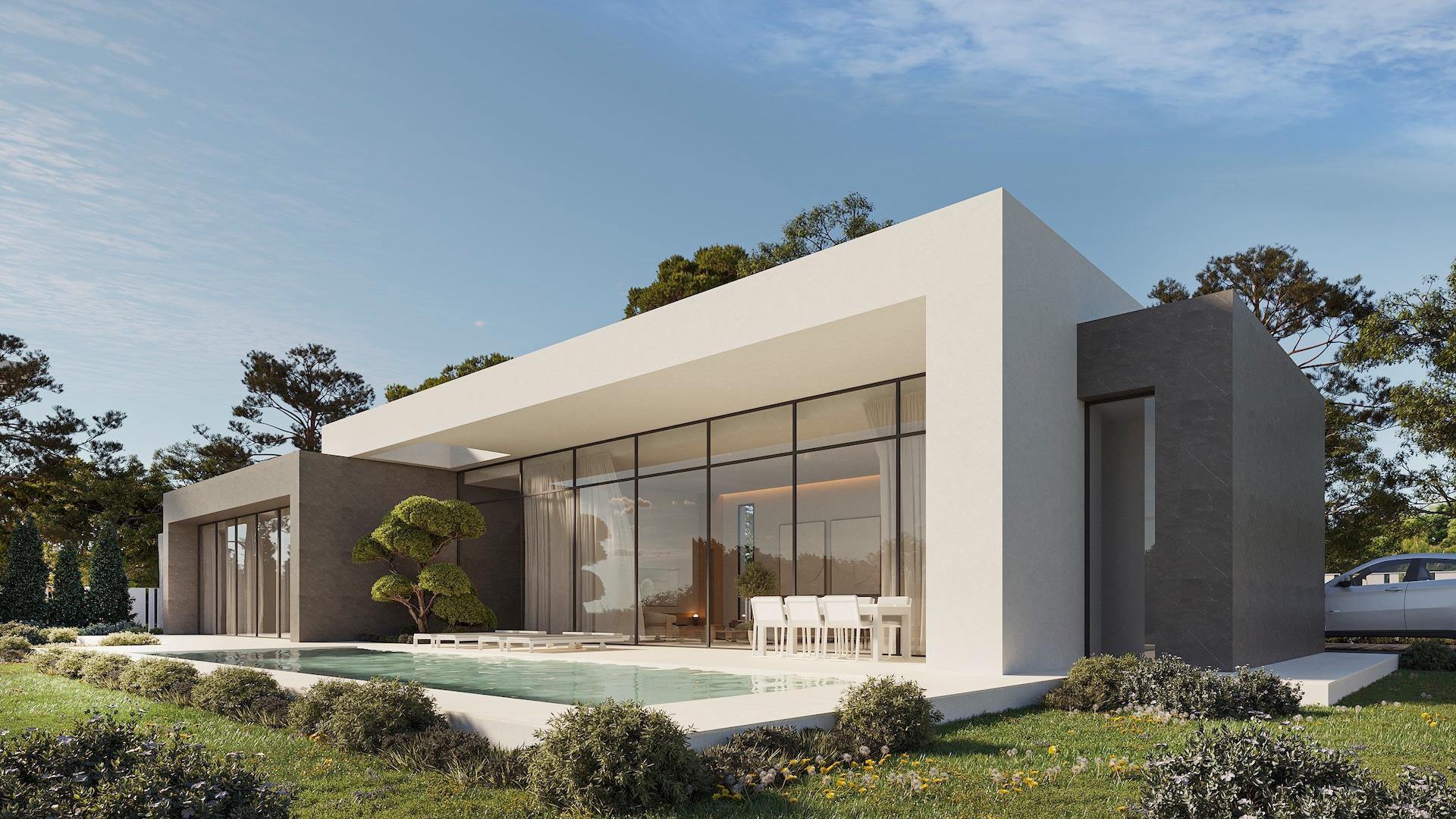 Nowa willa na sprzedaż w Calpe – nowoczesny projekt, zaledwie 900 m od plaży