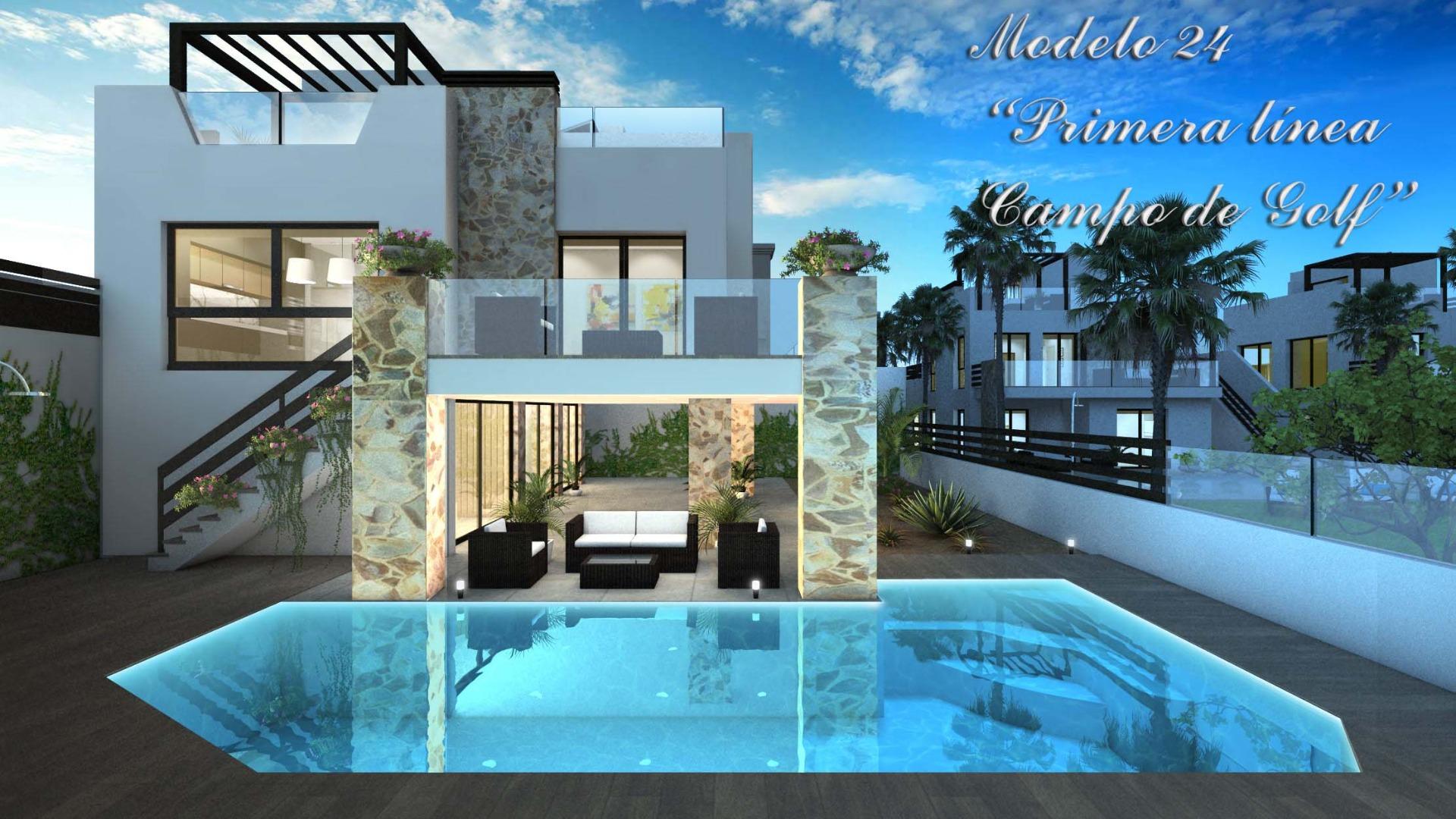 Luxuriöse Golfvillen in erster Reihe in Ciudad Quesada, Costa Blanca