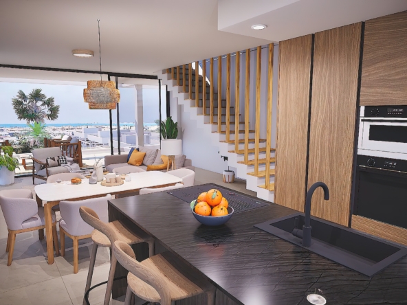 10-Apartamento Ático-Salón y Cocina