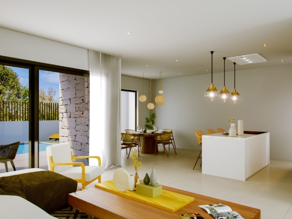 6. Living room and kitchen