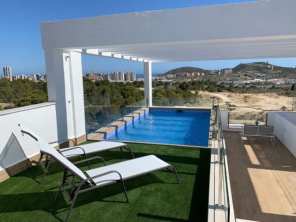 Bungalow planta alta con piscina privada(51)