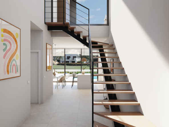 Hallway and staircase