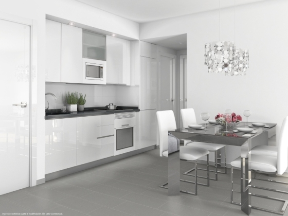 20 opcion salon cocina, en 3 dormitorios