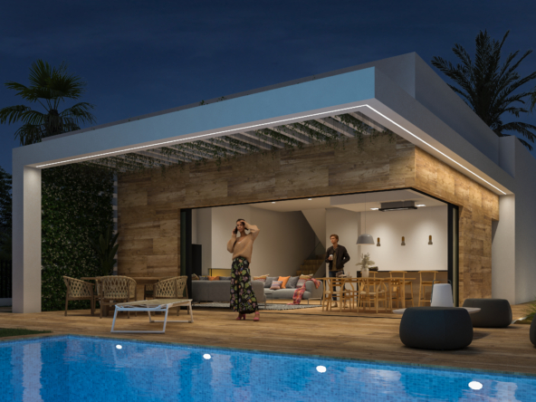 VILLA PISCINA NOCTURNA HQ