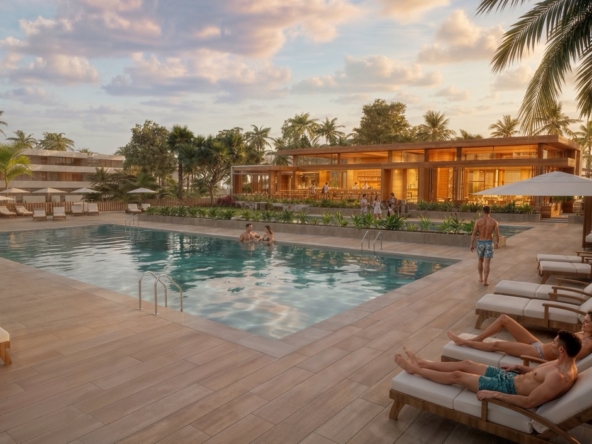 Piscina 2 - suelo de madera - 5K Duży